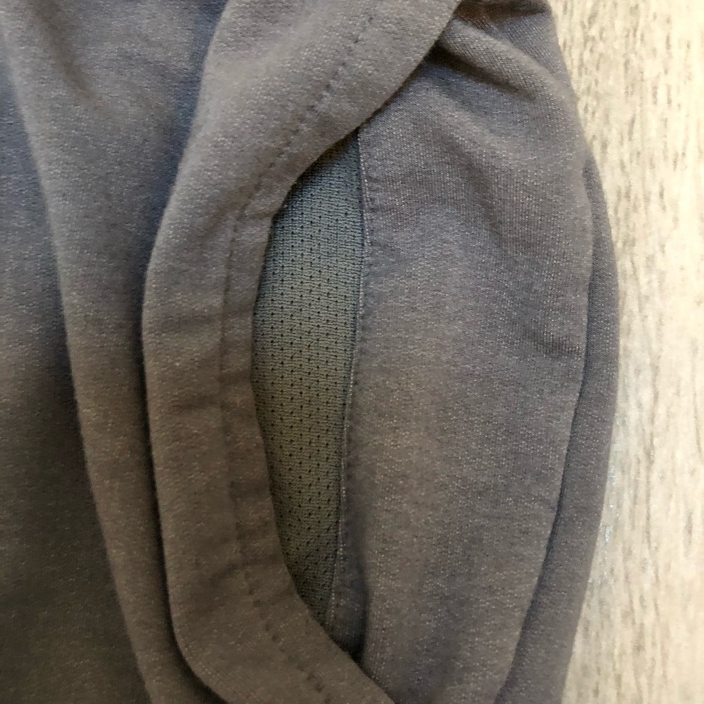 Nike Pro Womens Small Charcoal Gray Dri FIT Cropped Capri Joggers Sweatpants EUC - Picture 8 of 11